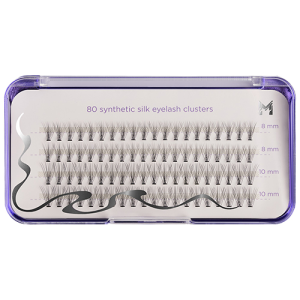 Набор ресниц в пучках шелк 8, 10 мм