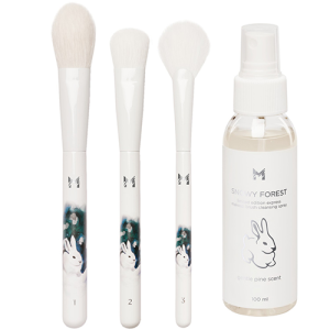 Подарочный набор (три лимитированных кисти и спрей-очиститель)