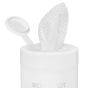 Салфетки с маслом бергамота для экспресс-очищения и дезинфекции макияжных кистей, 100 шт