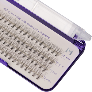 Ресницы в пучках шелк 10, 12 мм